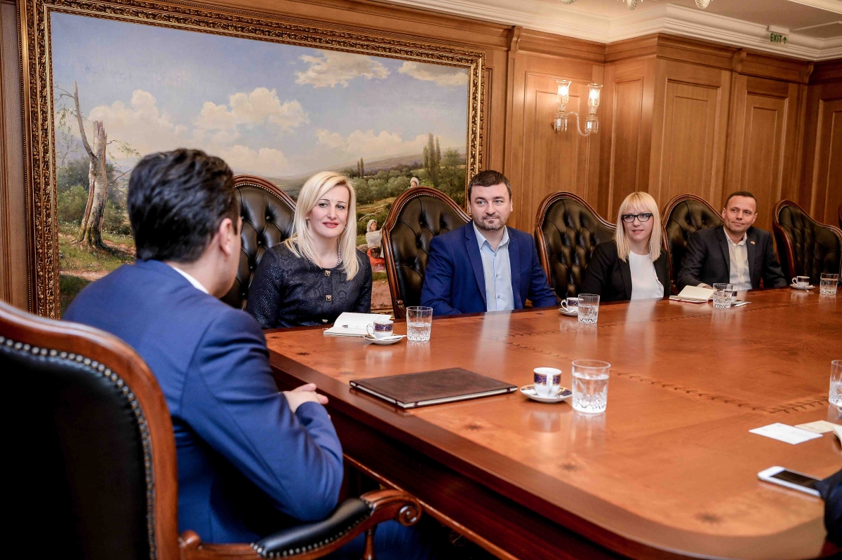 Representatives of the BFC SEE network met with the Macedonian Prime Minister Zoran Zaev 