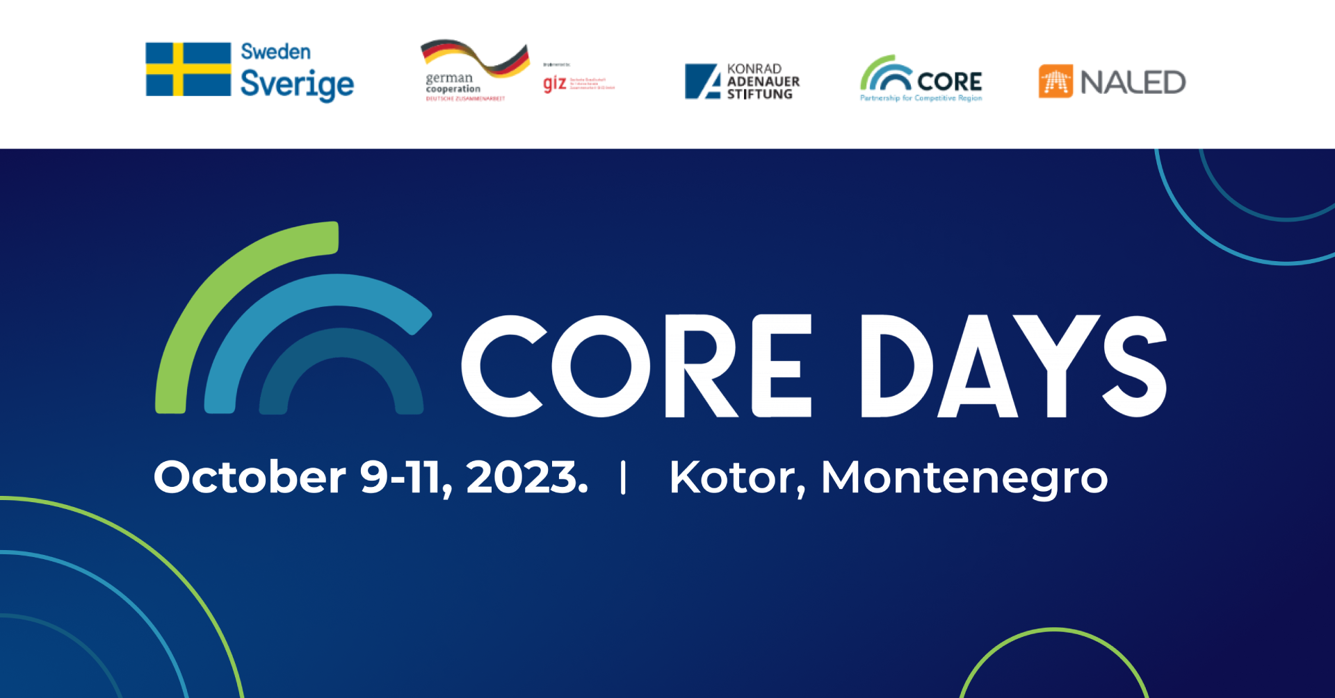 CORE Days 2023: Growing Smart and Green - Local, Regional, European